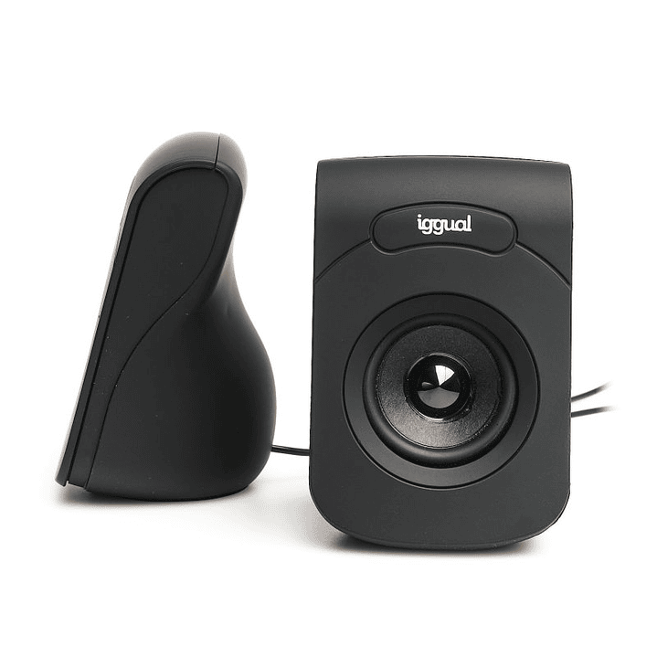 iggual Altavoces 2.0 6W mini-jack + USB 2