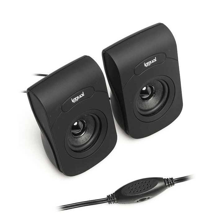 iggual Altavoces 2.0 6W mini-jack + USB 4