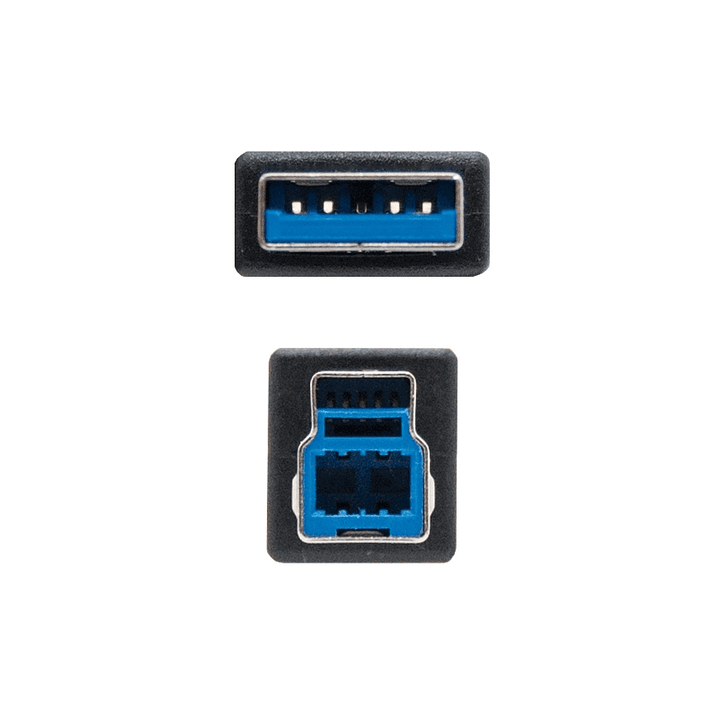 Nanocable Cable USB 3.0, impresora A/M-B/M, 2m 2