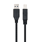 Nanocable Cable USB 3.0, impresora A/M-B/M, 2m - Thumbnail 3