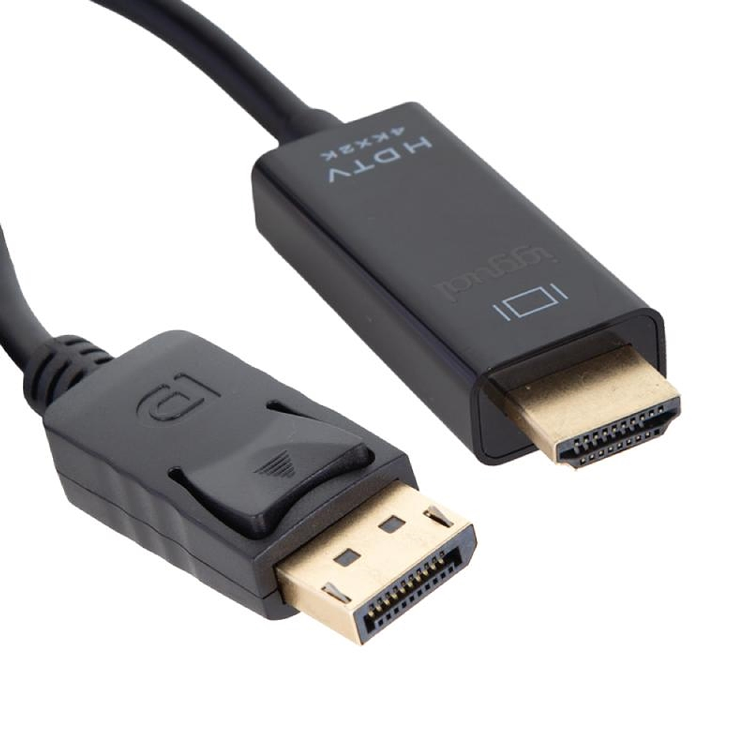 iggual Cable DisplayPort (M) a HDMI (M) 4K 2metros 1