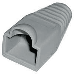 Nanocable Funda Conector RJ45 Plastico Gris 10 Und