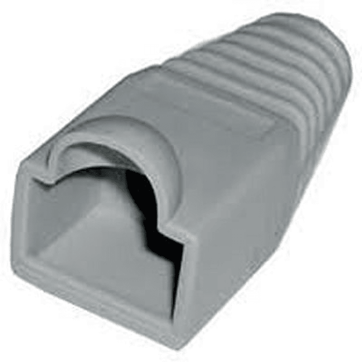 Nanocable Funda Conector RJ45 Plastico Gris 10 Und 1