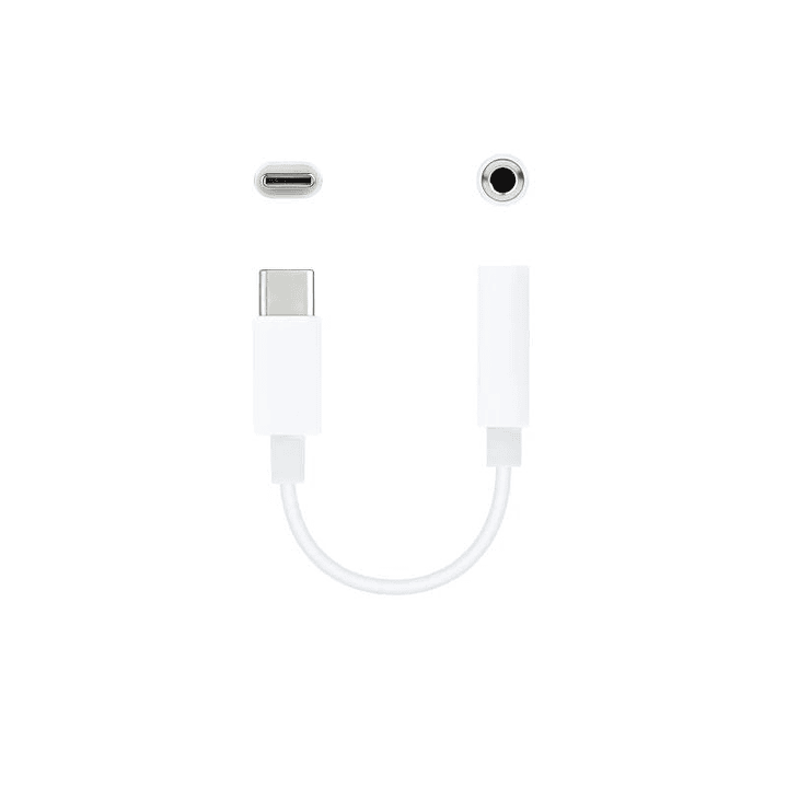Nanocable Adaptador Audio USB-C-M a Jack-H, Blanco 2
