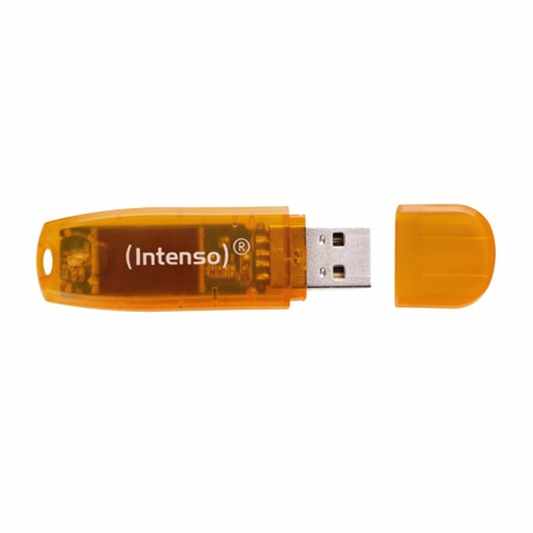 Intenso 3502490 Lápiz USB 2.0 Rainbow 64GB Naranja 2