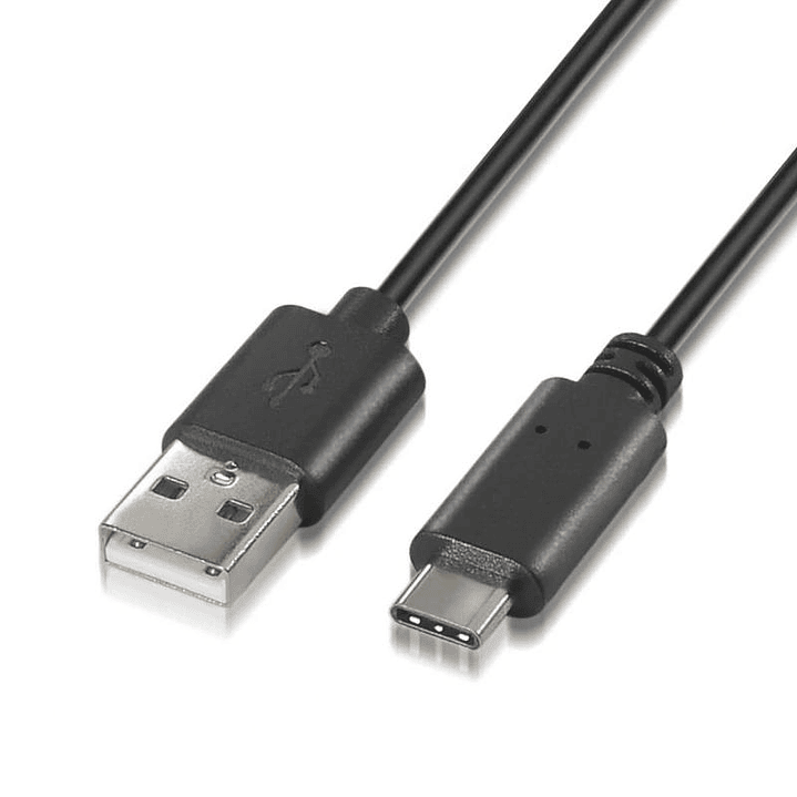 Aisens Cable USB 2.0 3A USB-C/M-A/M negro 1.0m 2