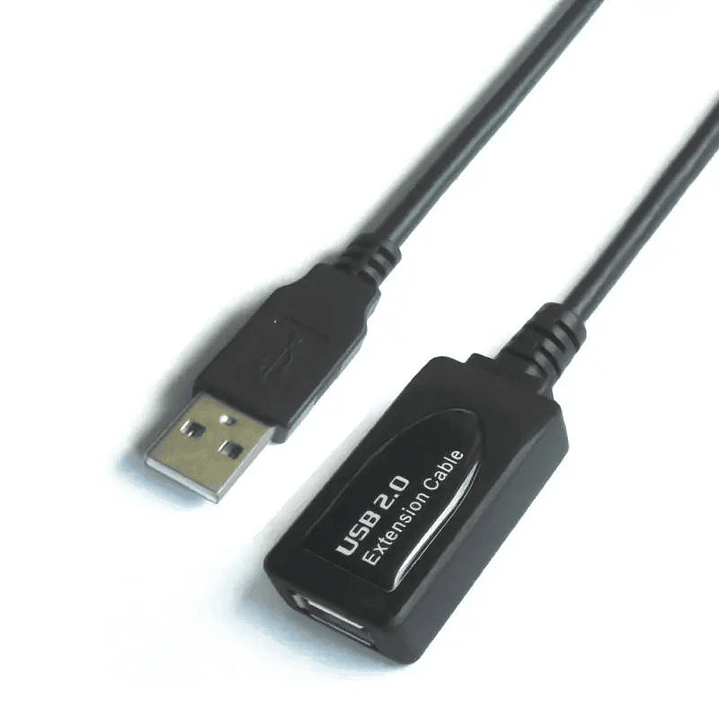 Aisens Cable USB 2.0 ProlongadorA/M-A/H, Negro, 5m 1