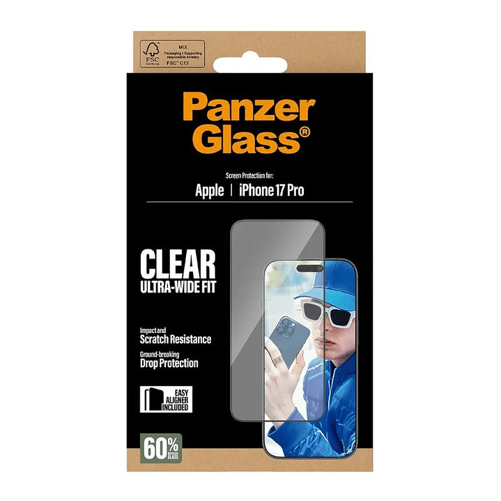 PanzerGlass Screen Protector iPhone 17 Pro 4