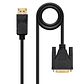 Nanocable Cable Conversor DP a DVI 1 M Negro - vignette 1