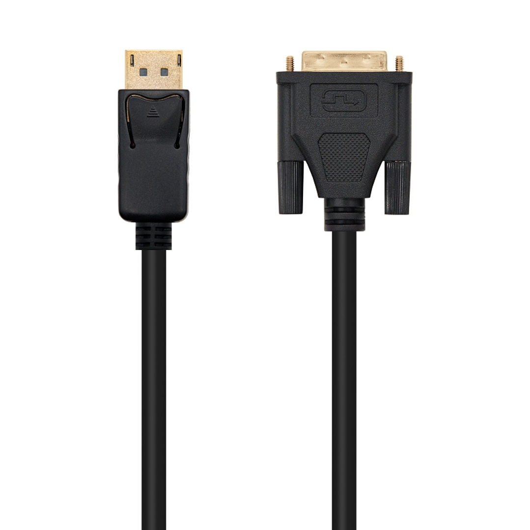 Nanocable Cable Conversor DP a DVI 1 M Negro 2