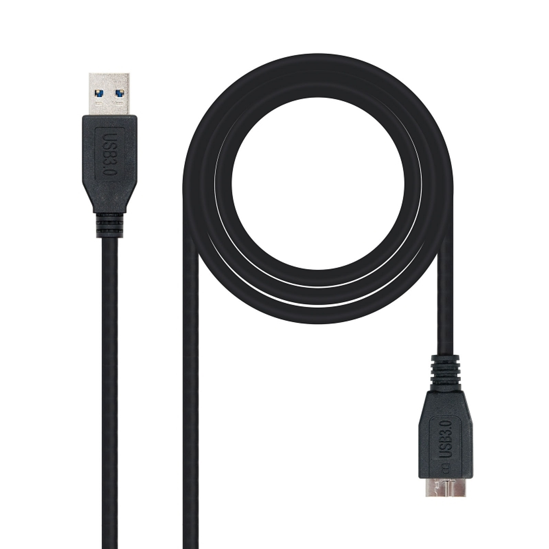 Nanocable Cable USB 3.0 Tipo A/macho-MicroUsb/B 2m 1