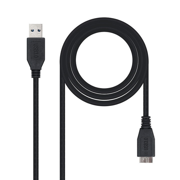 Nanocable Cable USB 3.0 Tipo A/macho-MicroUsb/B 2m 1