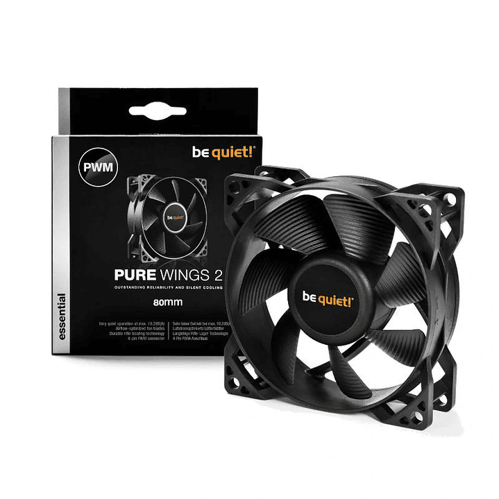 be quiet! Ventilador Pure Wings 2 80 mm 3
