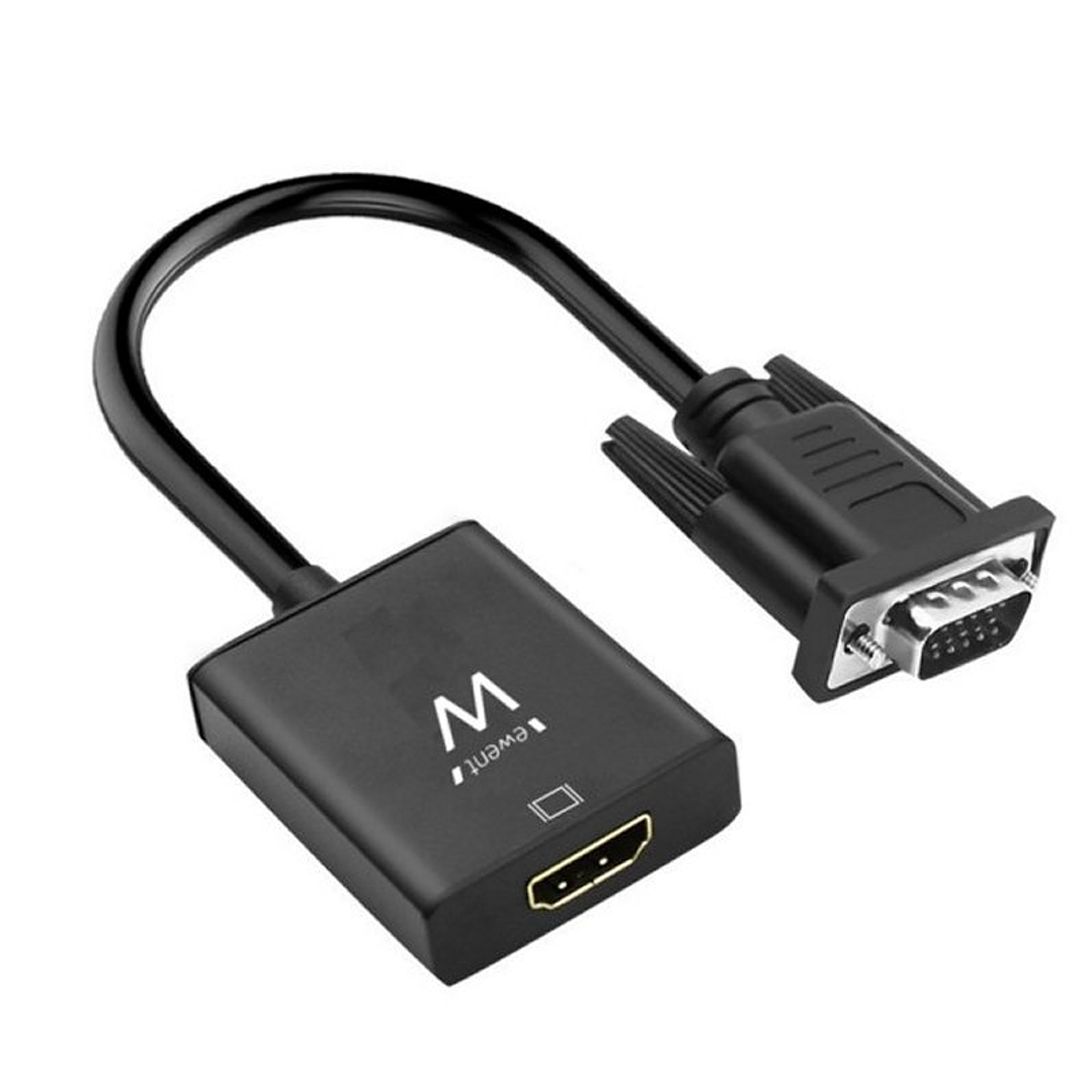 EWENT EW9866 Adaptador Vga/Hdmi con Audio 1
