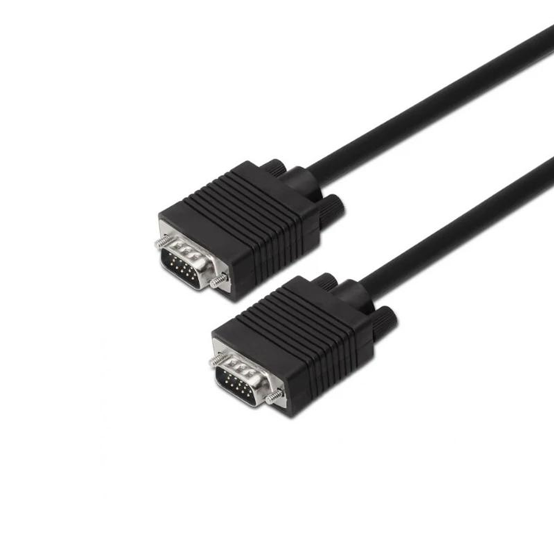 Aisens Cable SVGA HDB15/M-HDB 15/M negro 1.8m 1
