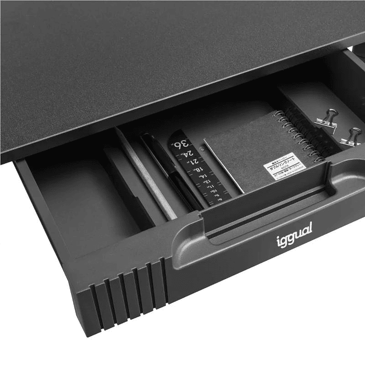 iggual EM1C Elevador monitor 1 cajón negro 3