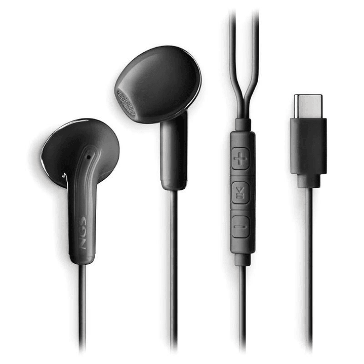NGS Auricular Intraural Negro Micro USB-C 2