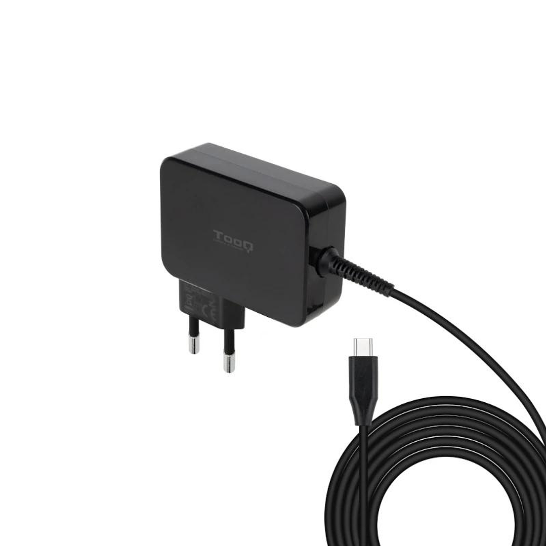 Tooq Cargador portatil GAN USB-C PD 90W Negro 1