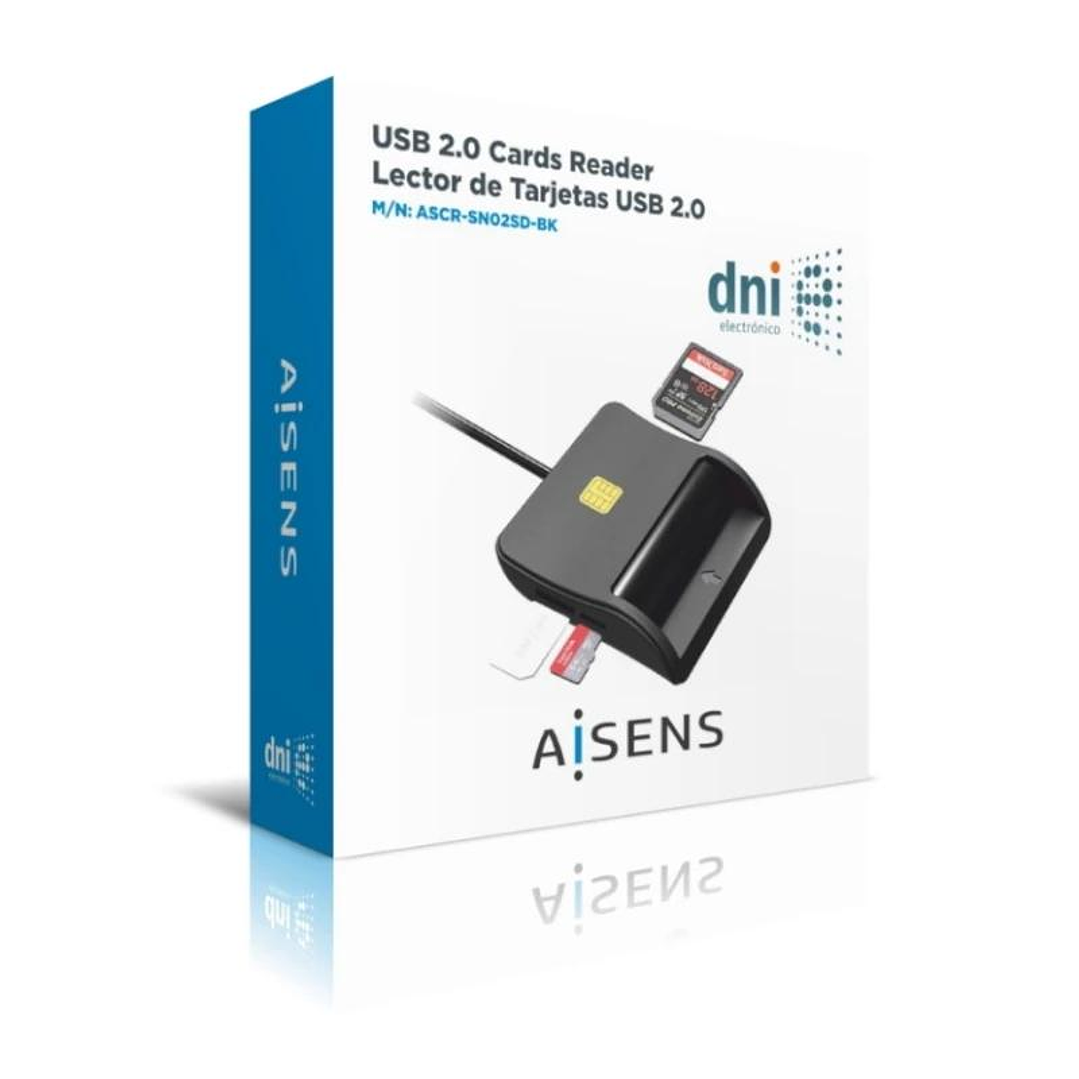 Aisens Lector DNI SIM SD MSD MMC RS-MMC MMC Micro 4