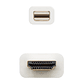 Nanocable Cable Conversor Mini DP/ HDMI 2 M Blanco - vignette 3