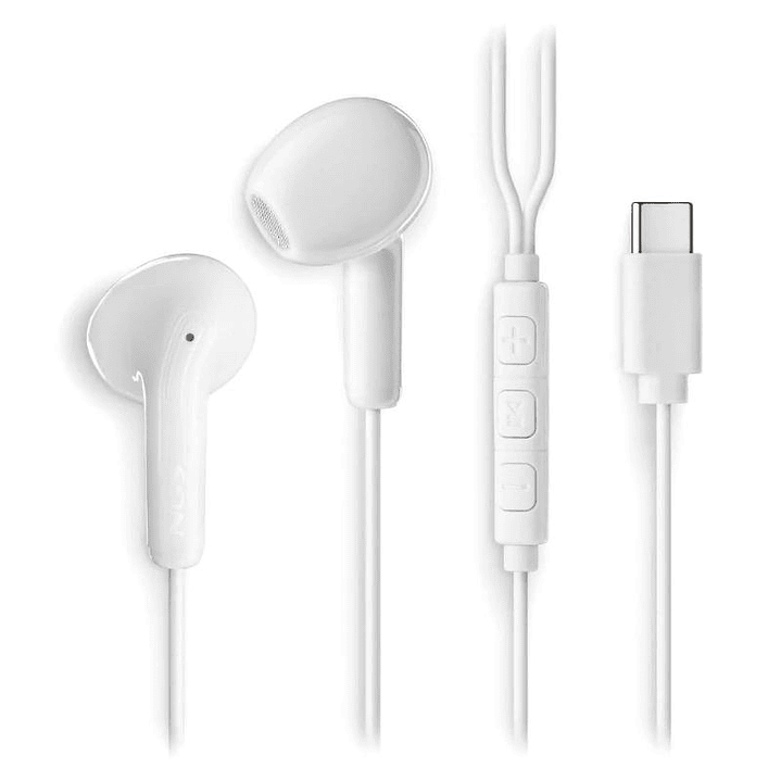 NGS Auricular Intraural Blanco Micro USB-C 2