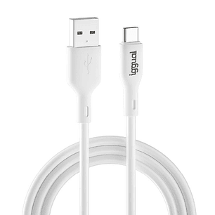 iggual cable USB-A/USB-C 100 cm blanco