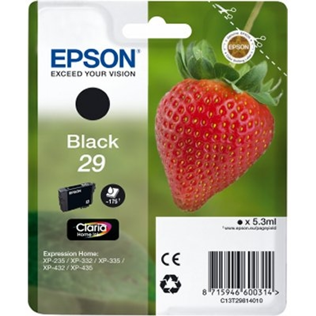 Epson Cartucho T2981 Negro 1