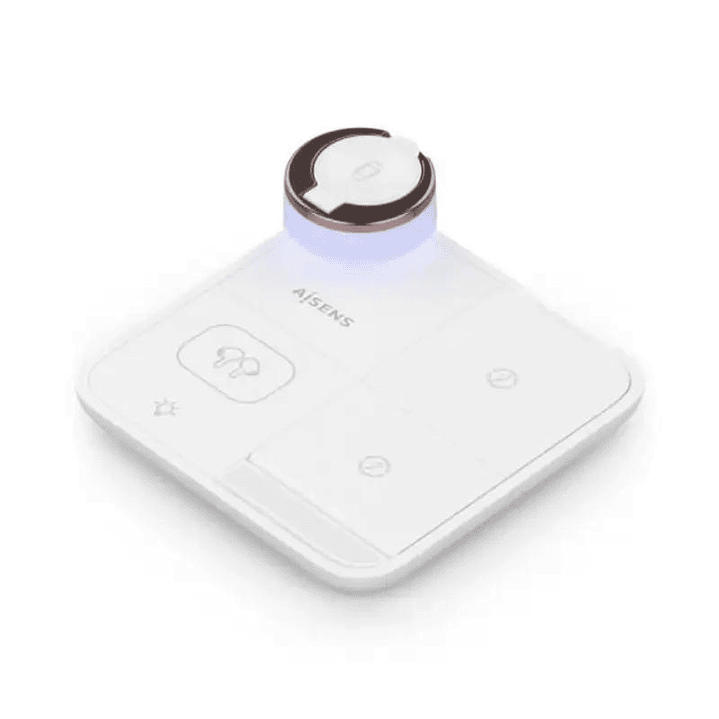 Aisens Cargador Inalámbrico USBC 15W 4 en 1 Blanco 1