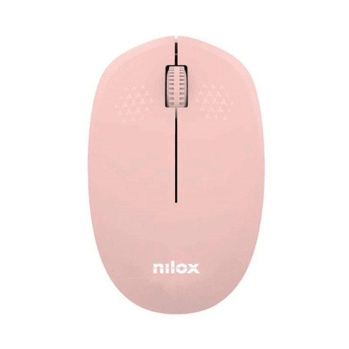 Nilox Ratón Wireless, 1000 DPI, 3 botones, Rosa 1
