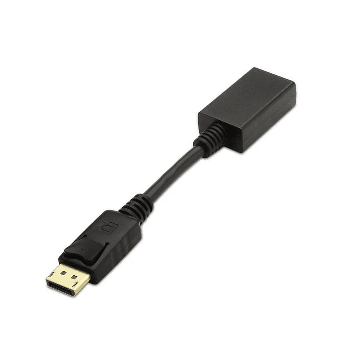Aisens Conversor DISPLAYPORT/M-HDMI A/H negro 15cm 1