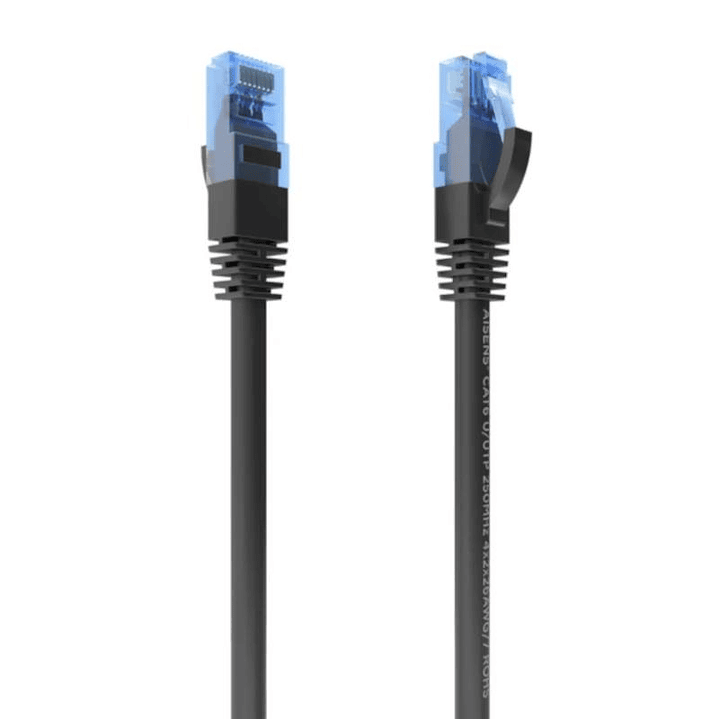 Aisens Cable RJ45 CAT.6 UTP AWG26 CCA Negro 30cm 1