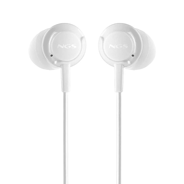 NGS Auricular Blanco Estéreo USB-C con cable 3