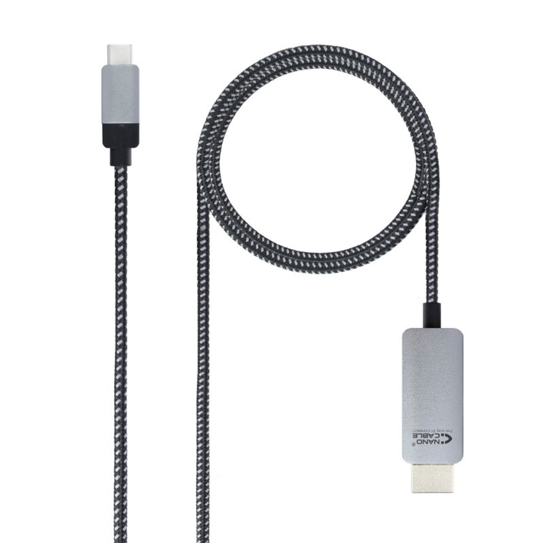 Nanocable Cable Conversor USB-C/M a HDMI/M 3 M 1