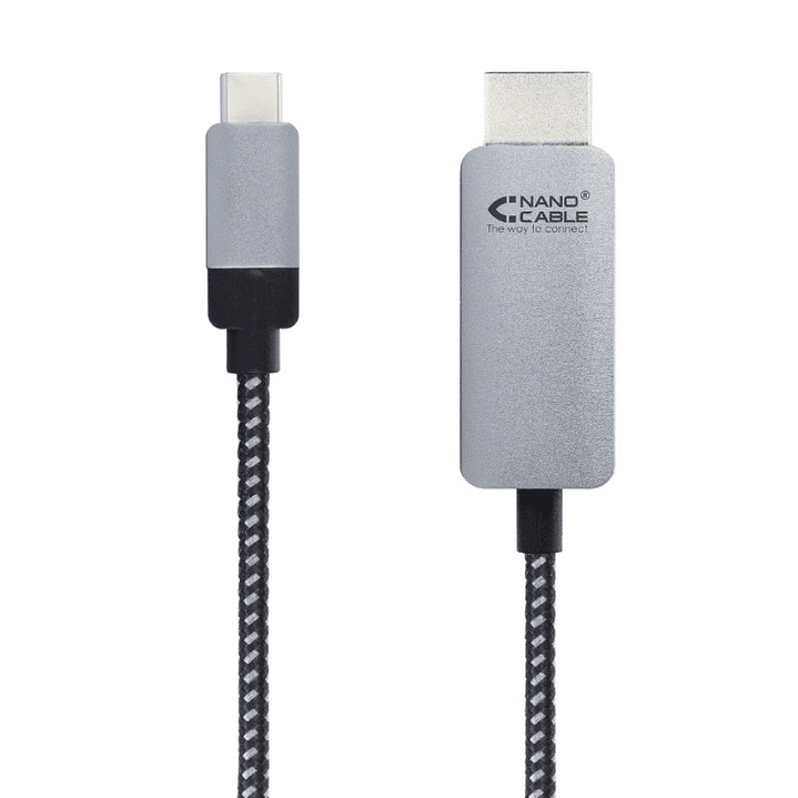 Nanocable Cable Conversor USB-C/M a HDMI/M 3 M 2