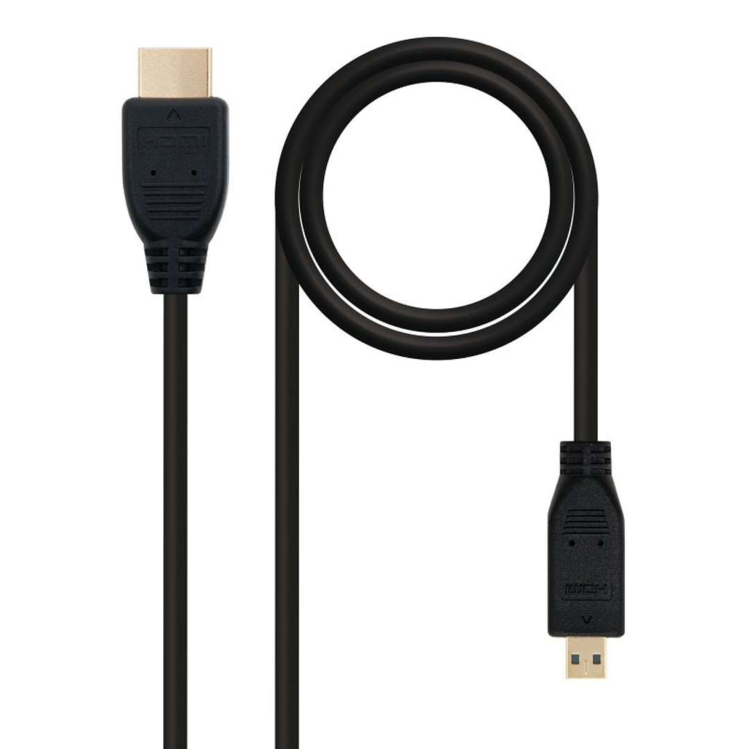 Nanocable Cable Micro HDMI 1.4  A/M-D/M 0.8 M 1