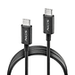 NGS CABLE CARGA RAPIDA USB-C A USB-C 1M NEGRO - Miniatura 2