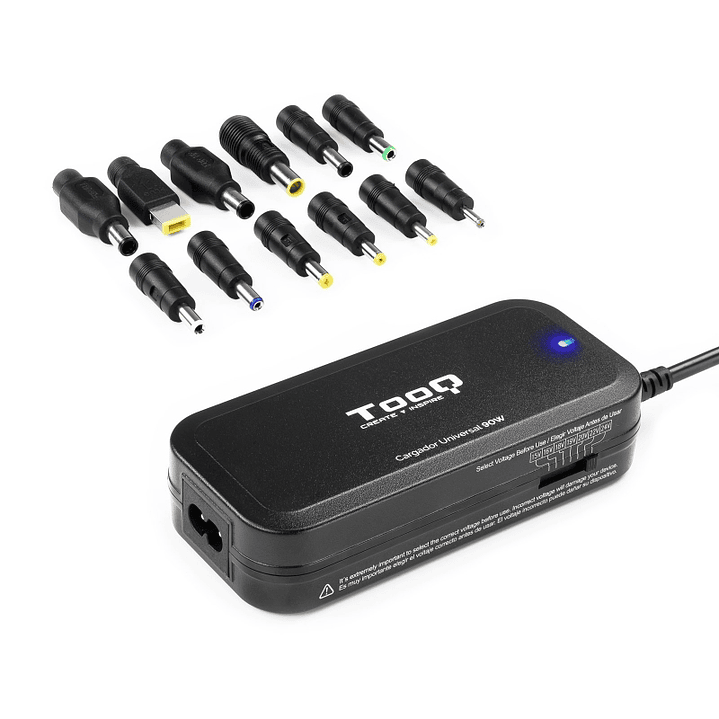 Tooq Cargador portátil 90W manual 12 conectores 1