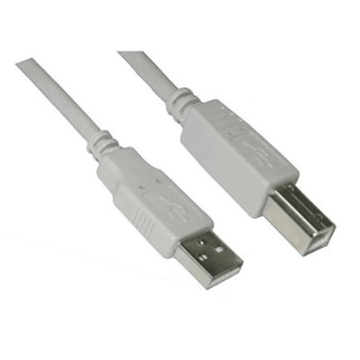 Nanocable Cable USB 2.0 A/M-B/M, Beige, 1.8 m 1