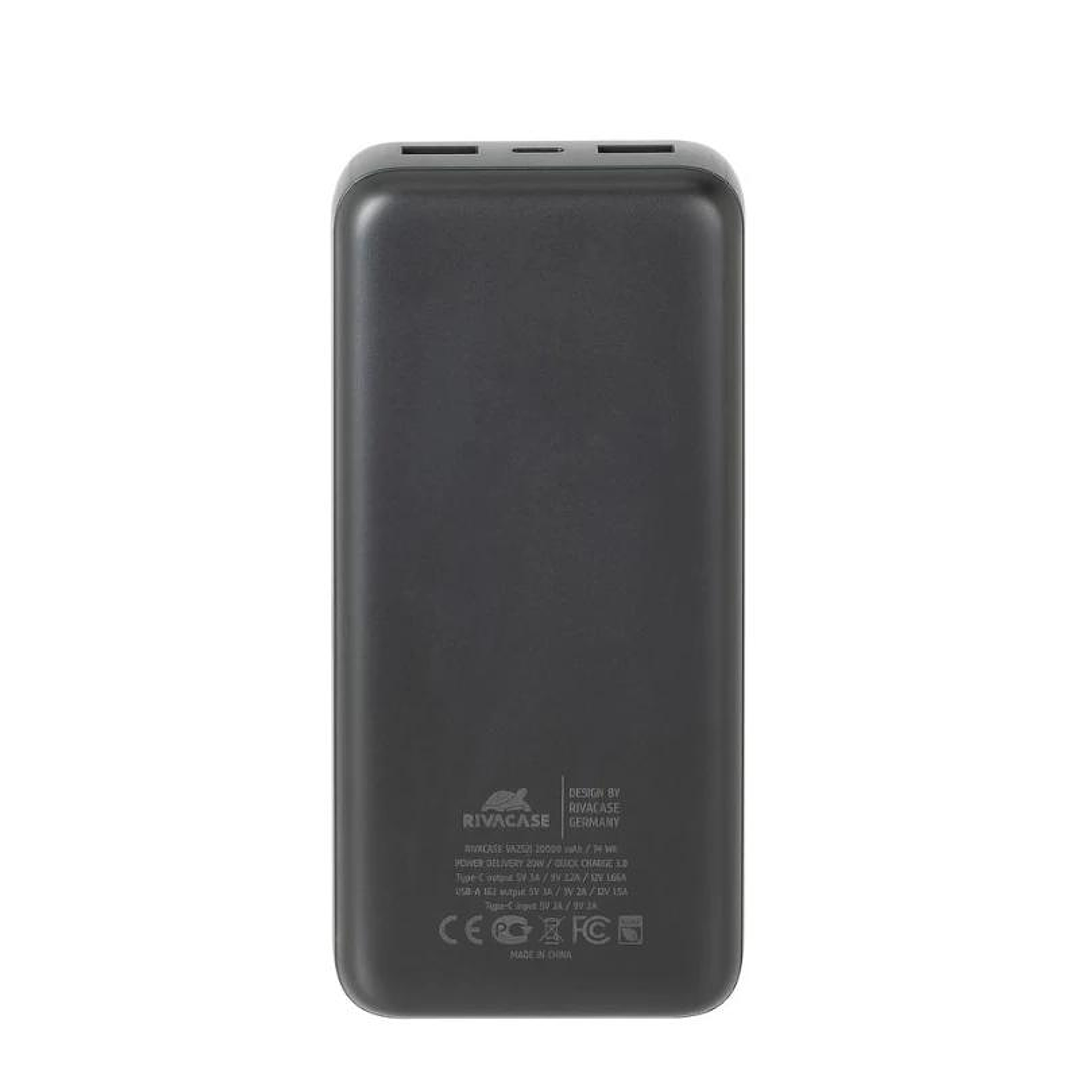 RIVACASE Powerbank VA2521 20000mAh QC/PD/LCD 20W 3