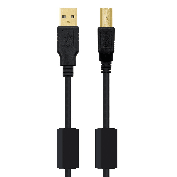 Nanocable Cable USB 2.0 Impresora  Ferrita 5 M 2