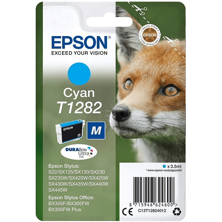 Epson Cartucho T1282 Cyan 1