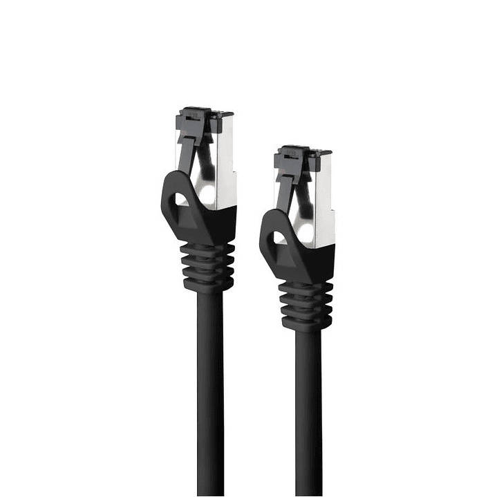 Nanocable Cable red Cat. 8.1 2GHZ SSTP Negro 1m 2