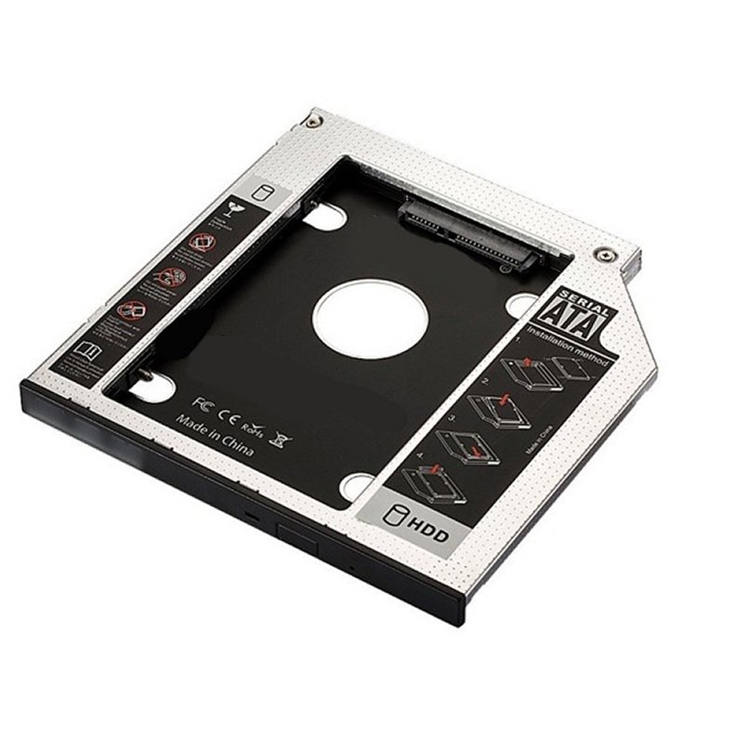 EWENT ADAP.HDD/SSD SATA PARA UNIDAD ÓPTICA 9.5mm 1
