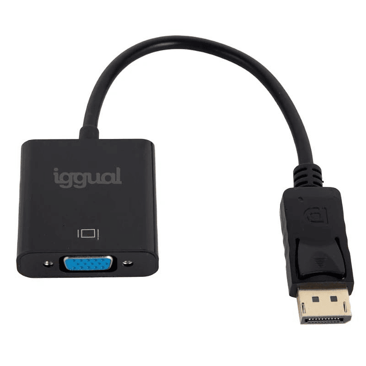 iggual Adaptador DisplayPort (M) a VGA (H) 1