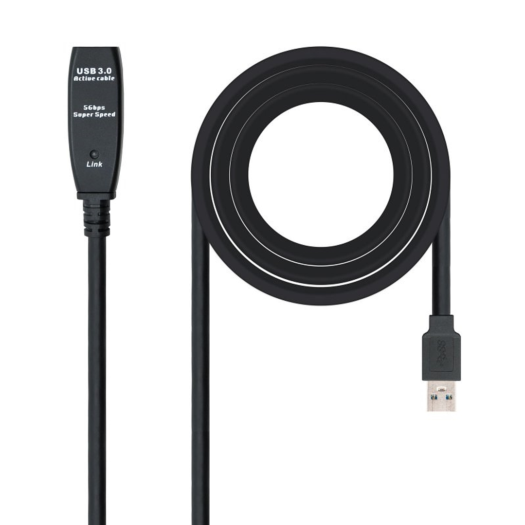 Nanocable Cable USB 3.0 Prolong. Amplificador 5 m 1