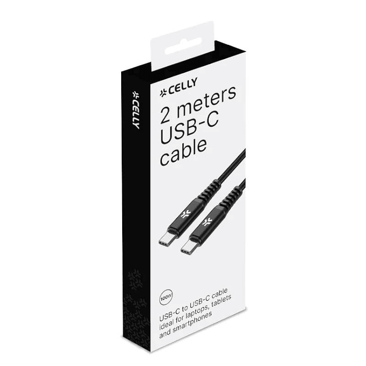 Celly Cable Usb-c a Usb-c 100W 3