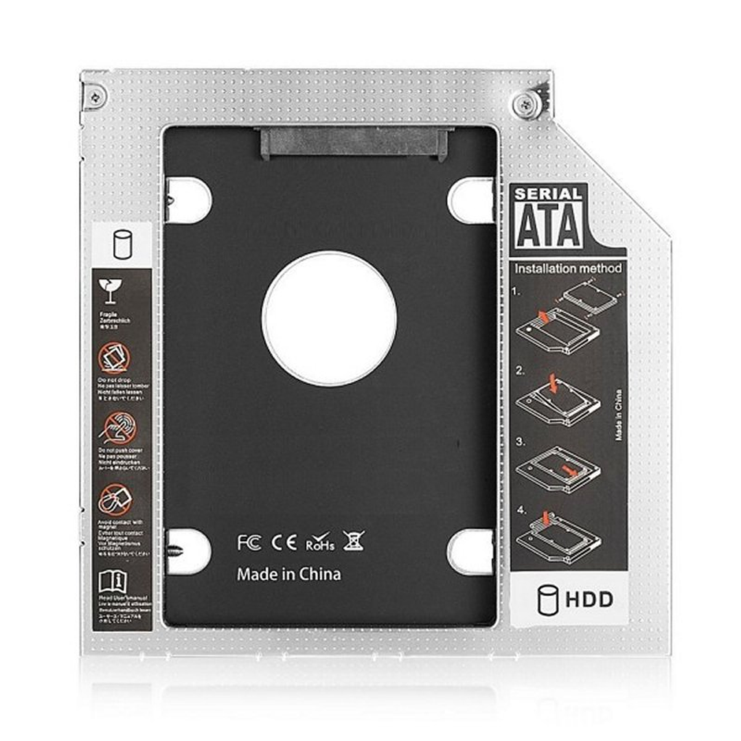 EWENT ADAP.HDD/SSD SATA PARA UNIDAD ÓPTICA 9.5mm 2