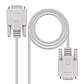 Nanocable Cable Serie RS232, DB9 M-H, Beige, 1.8m - vignette 1