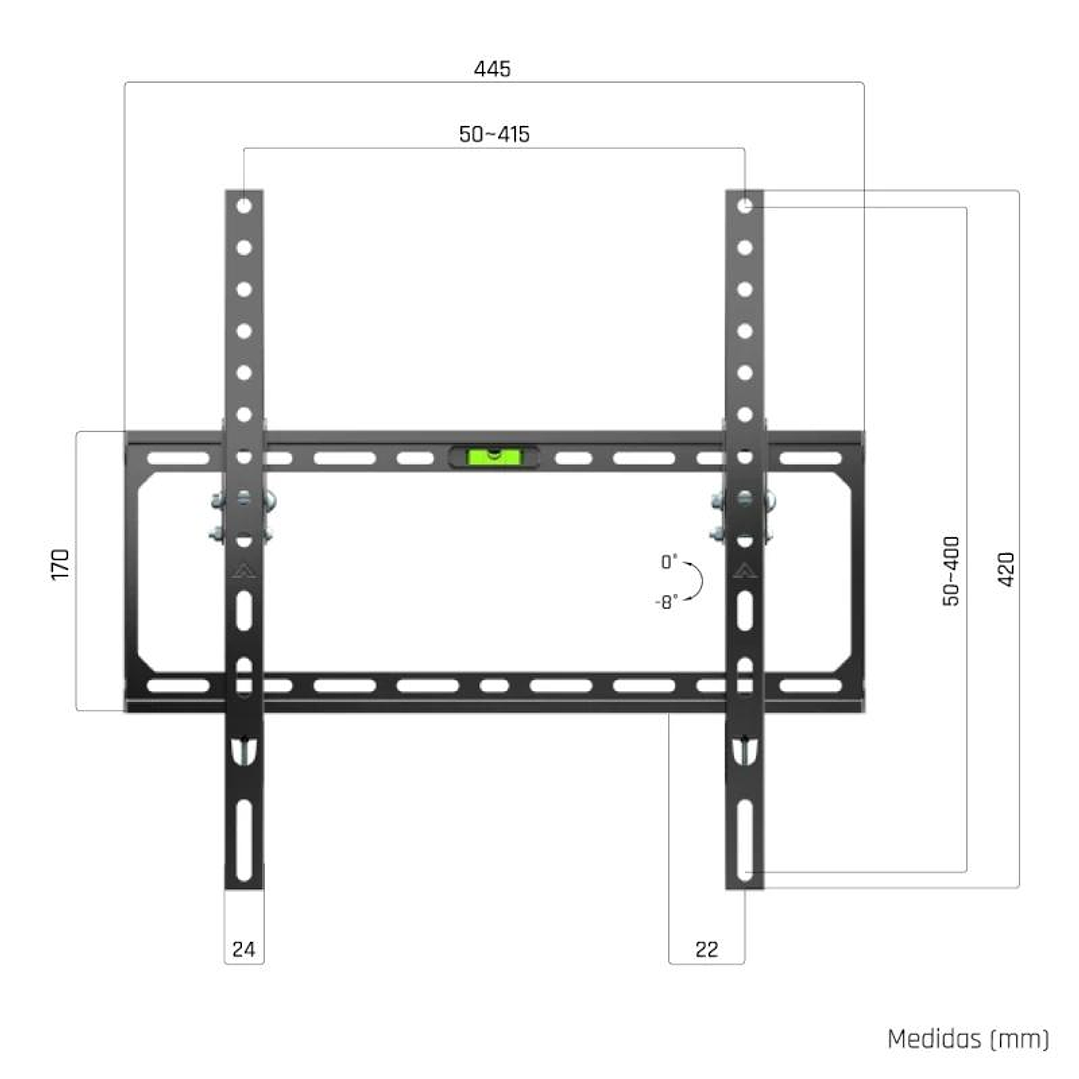 iggual SPTV15-L Soporte TV pared Incl 21
