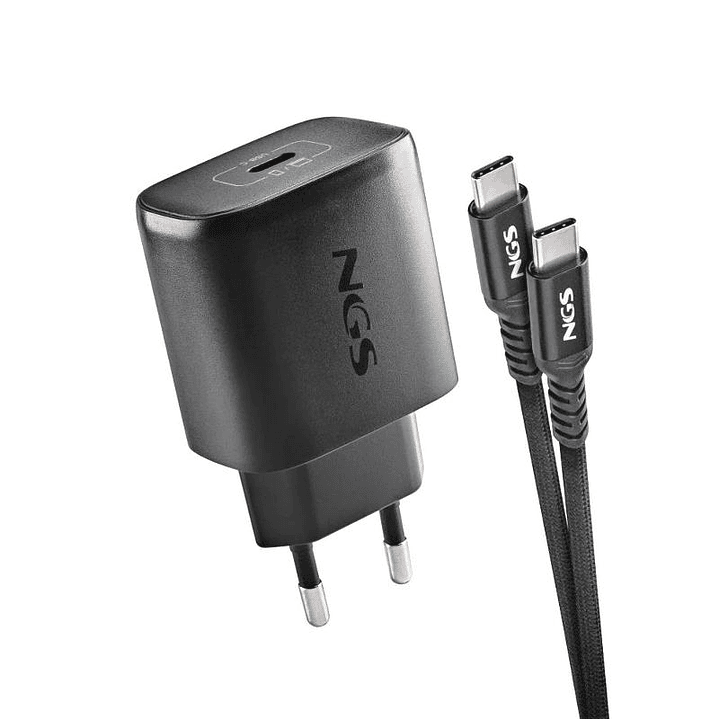 NGS CARGADOR GAN ULTRARAP 45W USB-C CON CABL 2